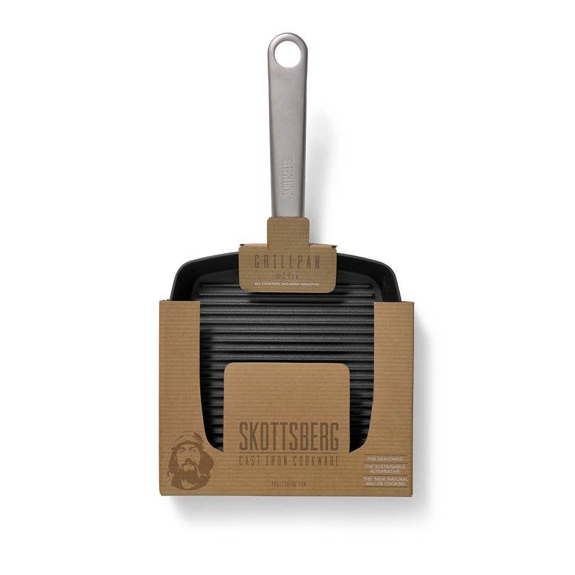 Graticola "Cast Iron", quadrata cm 28x28x3,5