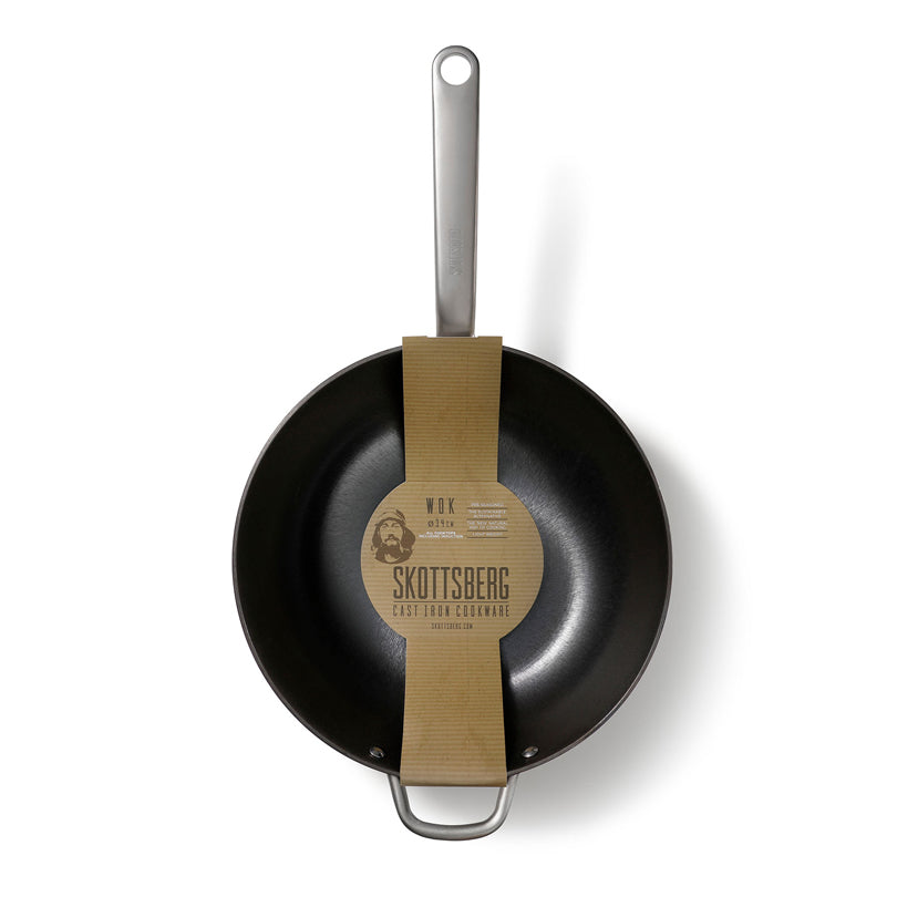 Wok "Cast Iron" cm Ø34x9,5/l 5