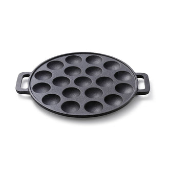 Padella per mini pancakes "Cast Iron", 19 cavità cm Ø24x2