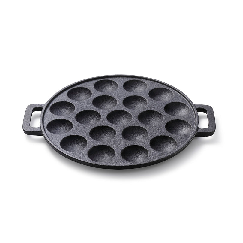 Padella per mini pancakes "Cast Iron", 19 cavità cm Ø24x2