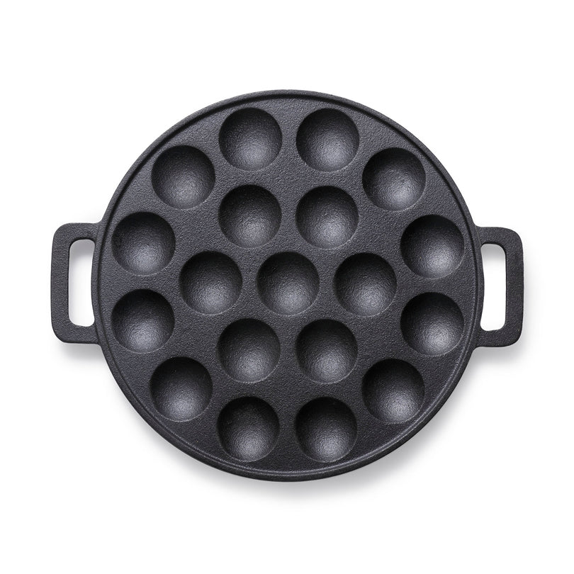 Padella per mini pancakes "Cast Iron", 19 cavità cm Ø24x2