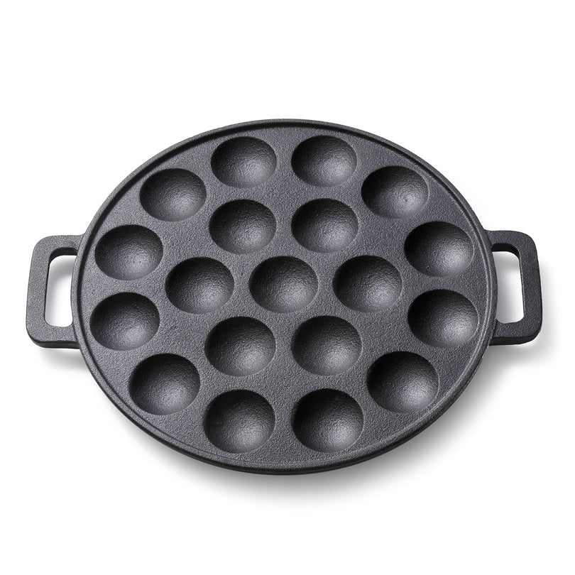 Padella per mini pancakes "Cast Iron", 19 cavità cm Ø24x2