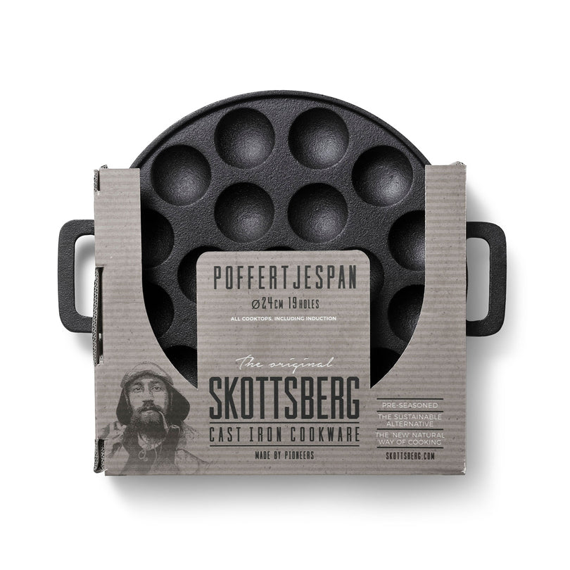 Padella per mini pancakes "Cast Iron", 19 cavità cm Ø24x2
