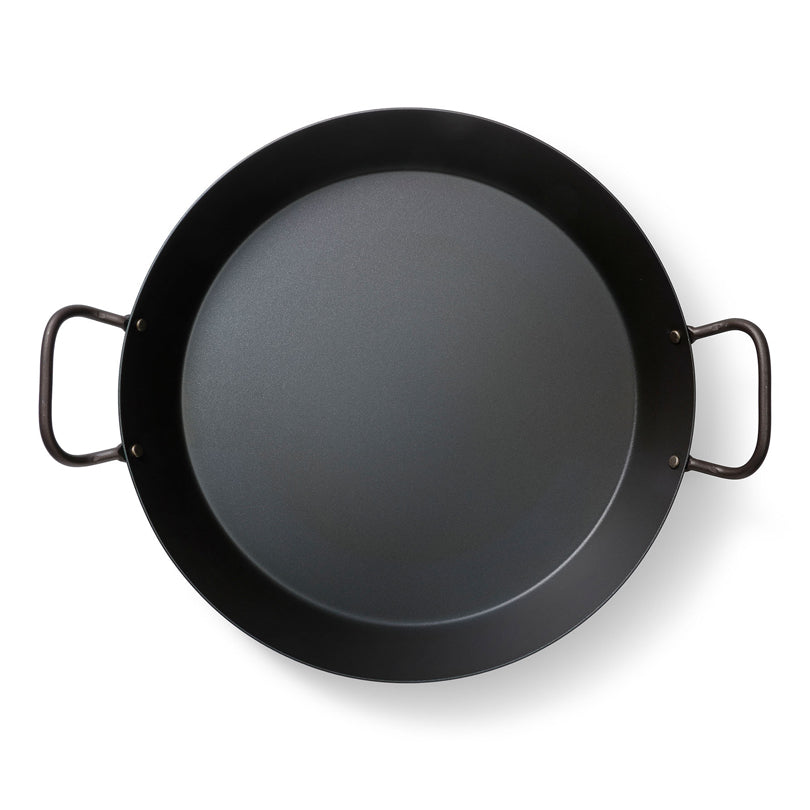 Padella per Paella "Carbon Steel" con 2 manici laterali cm Ø38x5