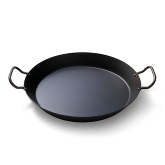 Padella per Paella "Carbon Steel" con 2 manici laterali cm Ø38x5
