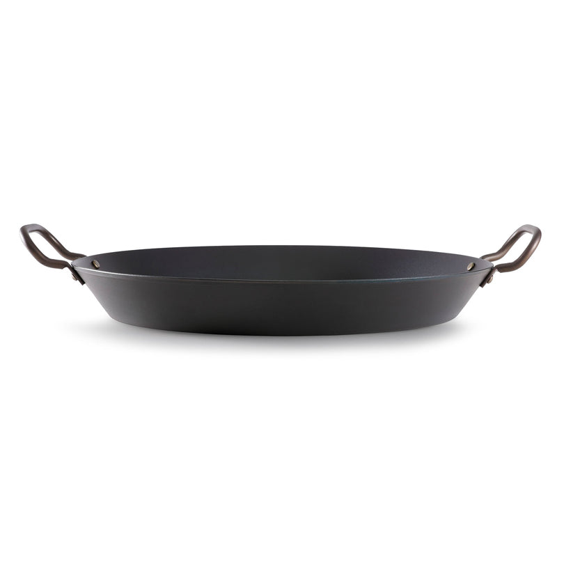 Padella per Paella "Carbon Steel" con 2 manici laterali cm Ø38x5