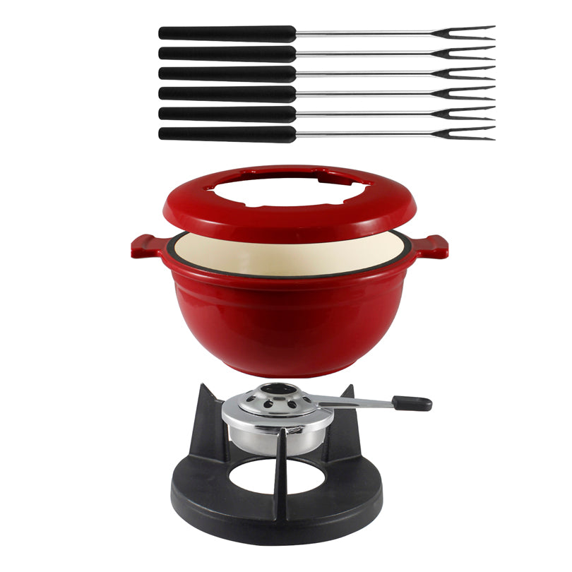 Servizio fonduta "Lucerne", 10 pezzi l 2/cm 28,6x23x16,8