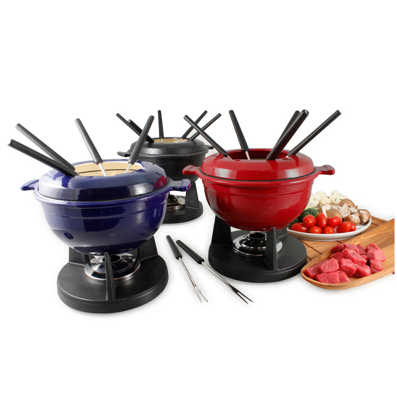 Servizio fonduta "Lucerne", 10 pezzi l 2/cm 28,6x23x16,8