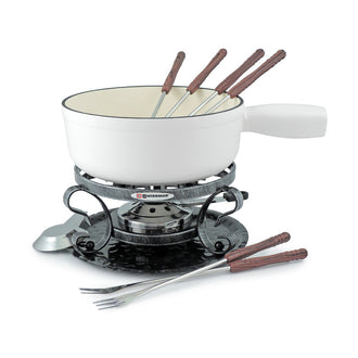 Servizio fonduta formaggio "Lugano" 9 pezzi, opaco l2,6/cm 24x32,5x18,5