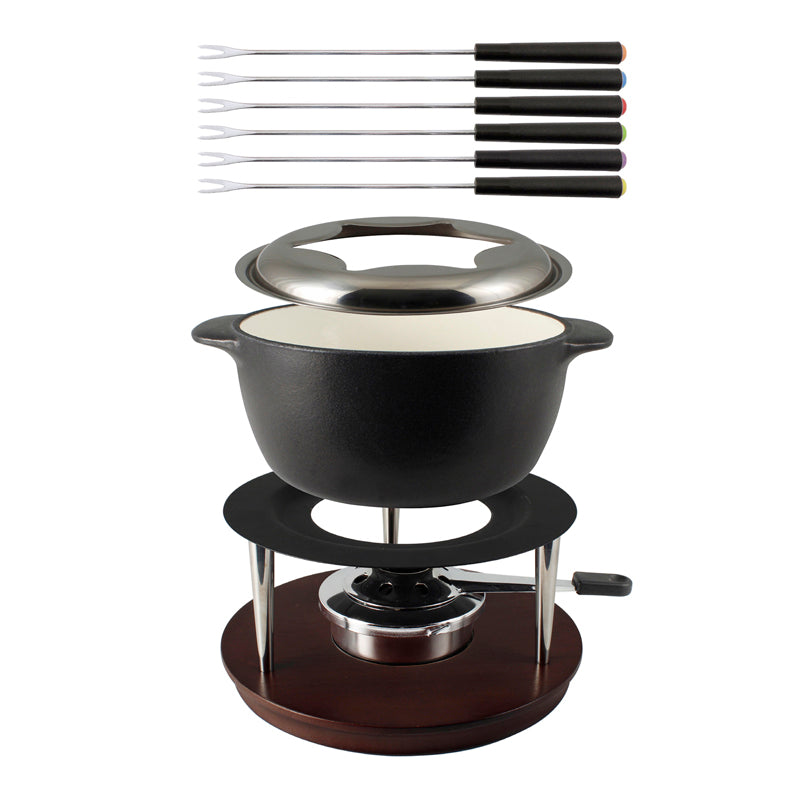 Servizio fonduta "Summit" 10 pezzi l 1/cm 22x21,5x19,5