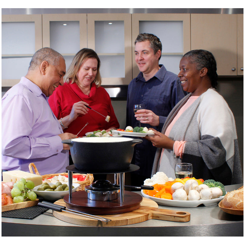 Servizio fonduta "Summit" 10 pezzi l 1/cm 22x21,5x19,5