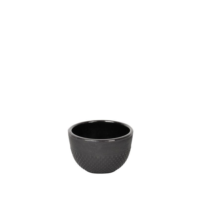 Tazza tè ghisa, nera cm Ø8,4x6/ml 150
