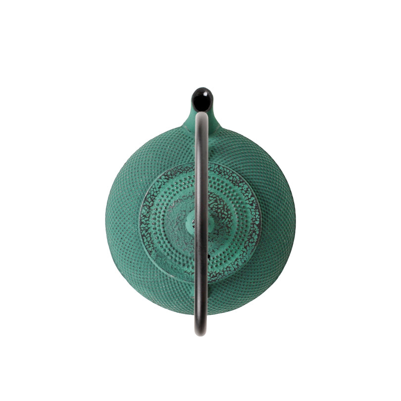 Teiera ghisa con filtro inox "Emai", verde scuro l 0,9