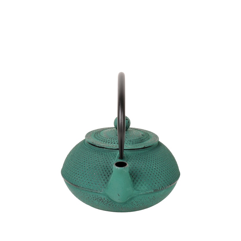 Teiera ghisa con filtro inox "Emai", verde scuro l 0,9