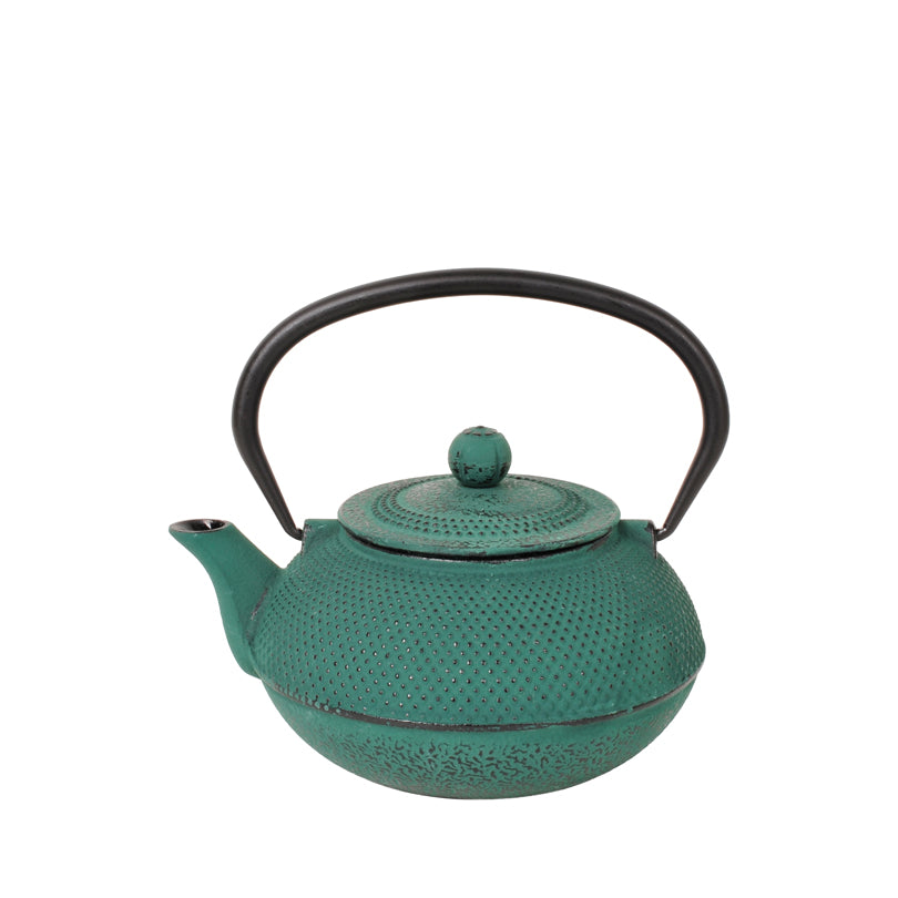 Teiera ghisa con filtro inox "Emai", verde scuro l 0,9