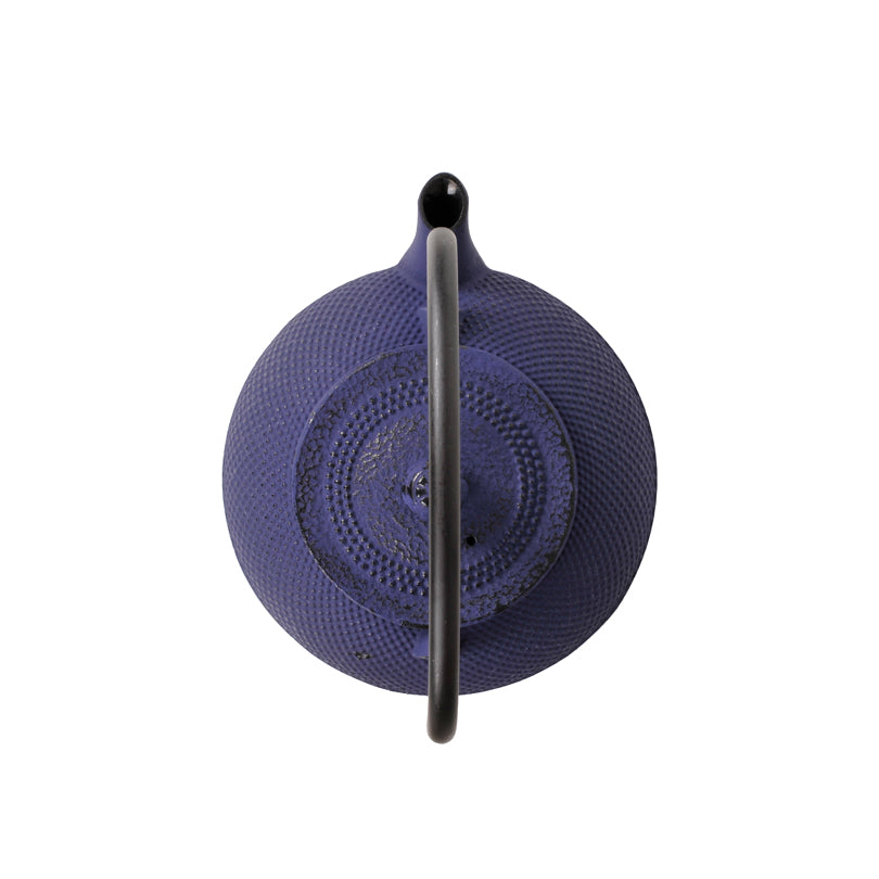 Teiera ghisa con filtro inox "Emai", blu l 0,9