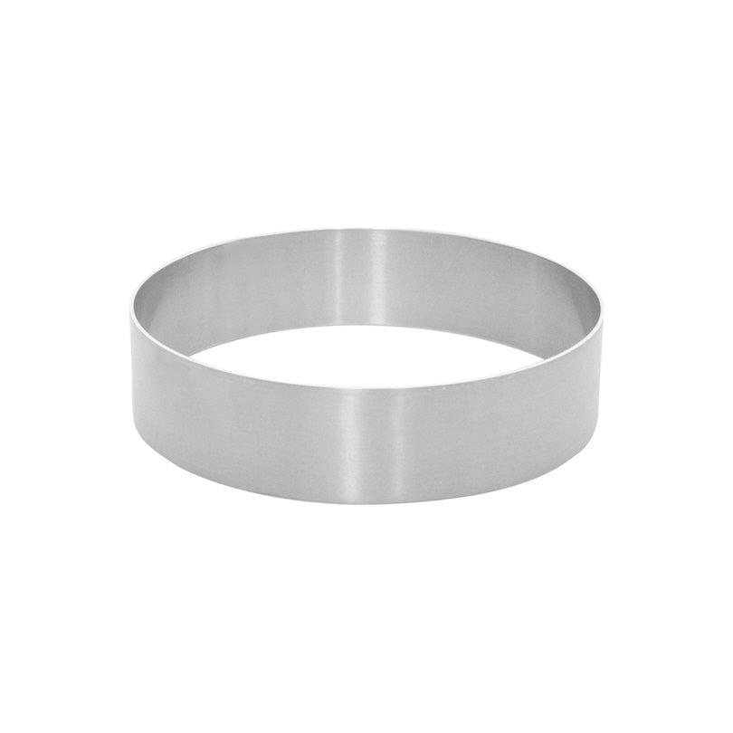 Anello/Coppapasta liscio per dolci cm Ø18x6
