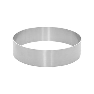 Anello/Coppapasta liscio per dolci cm Ø20x6