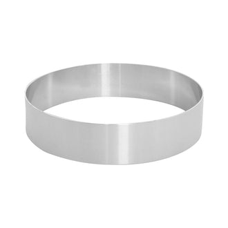 Anello/Coppapasta liscio per dolci cm Ø22x6