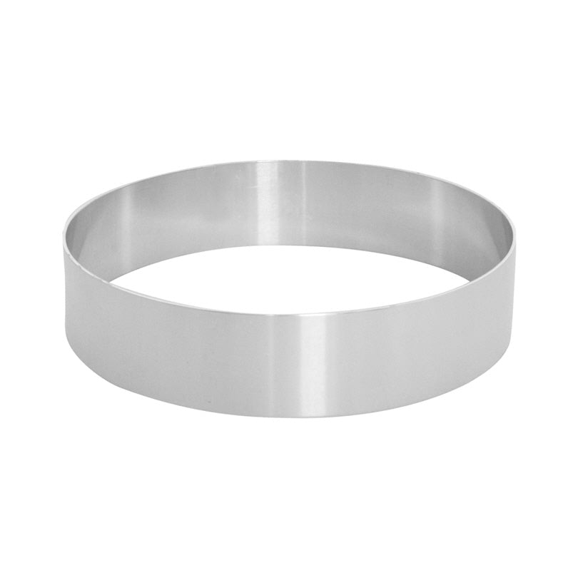 Anello/Coppapasta liscio per dolci cm Ø22x6