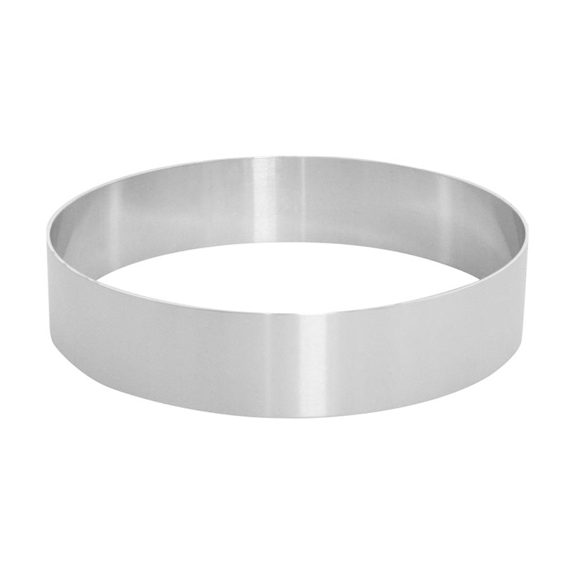 Anello/Coppapasta liscio per dolci cm Ø24x6