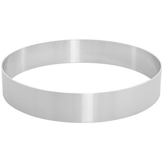 Anello/Coppapasta liscio per dolci cm Ø28x6