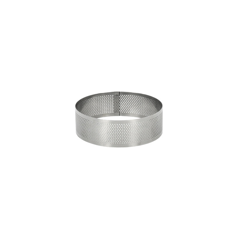 Anello/Coppapasta microforato per dolci cm Ø11x3,5