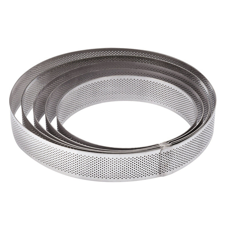 Anello/Coppapasta microforato per dolci cm Ø19x3,5