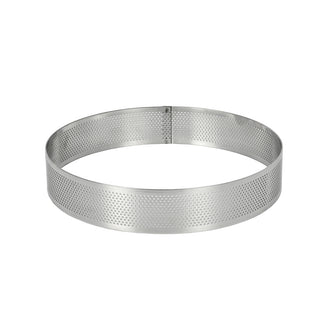 Anello/Coppapasta microforato per dolci cm Ø19x3,5