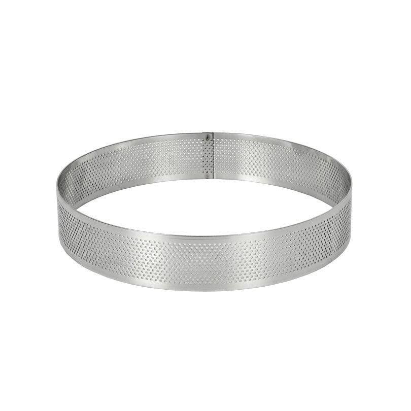 Anello/Coppapasta microforato per dolci cm Ø19x3,5