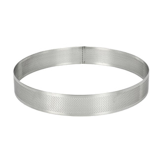 Anello/Tagliapasta microforato per dolci cm Ø23x3,5