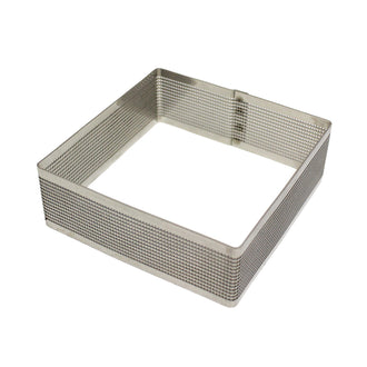 Anello/Coppapasta quadro microforato per dolci cm 23x23x3,5