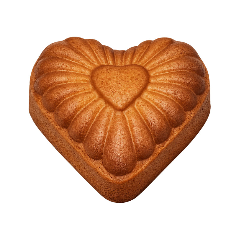 Stampo 3-D "Cuore" con rivestimento antiaderente l 1,8/cm 23x23x6