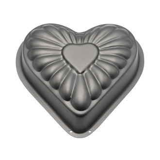 Stampo 3-D "Cuore" con rivestimento antiaderente l 1,8/cm 23x23x6
