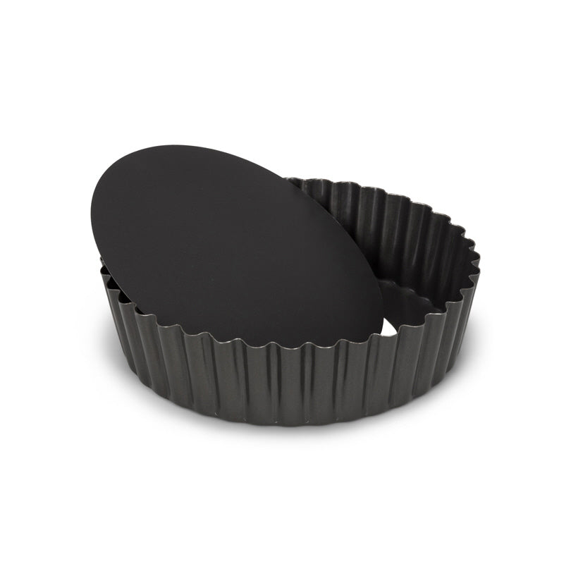 Tortiera quiche Profi alto con fondo removibile cm Ø15