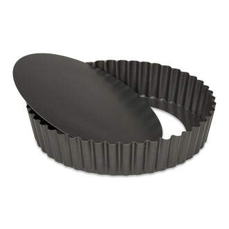 Tortiera quiche Profi alto con fondo removibile cm Ø20x4,5