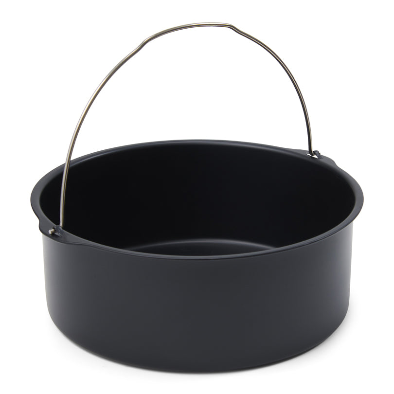 Stampo torta alto con manglia, adatto per friggitrice ad aria calda cm Ø20x7,5