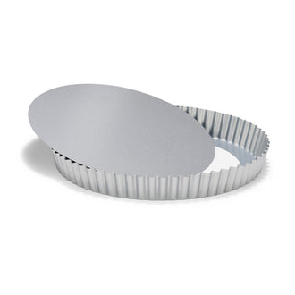 Tortiera crostata Silver Top con fondo removibile cm Ø28