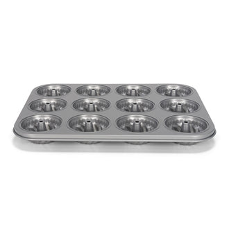 Teglia per mini ciambella "Silver Top"  con 12 cavità cm 35x26x3