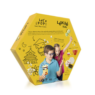 Set Pop Corn per bambini "Let's Pop!"