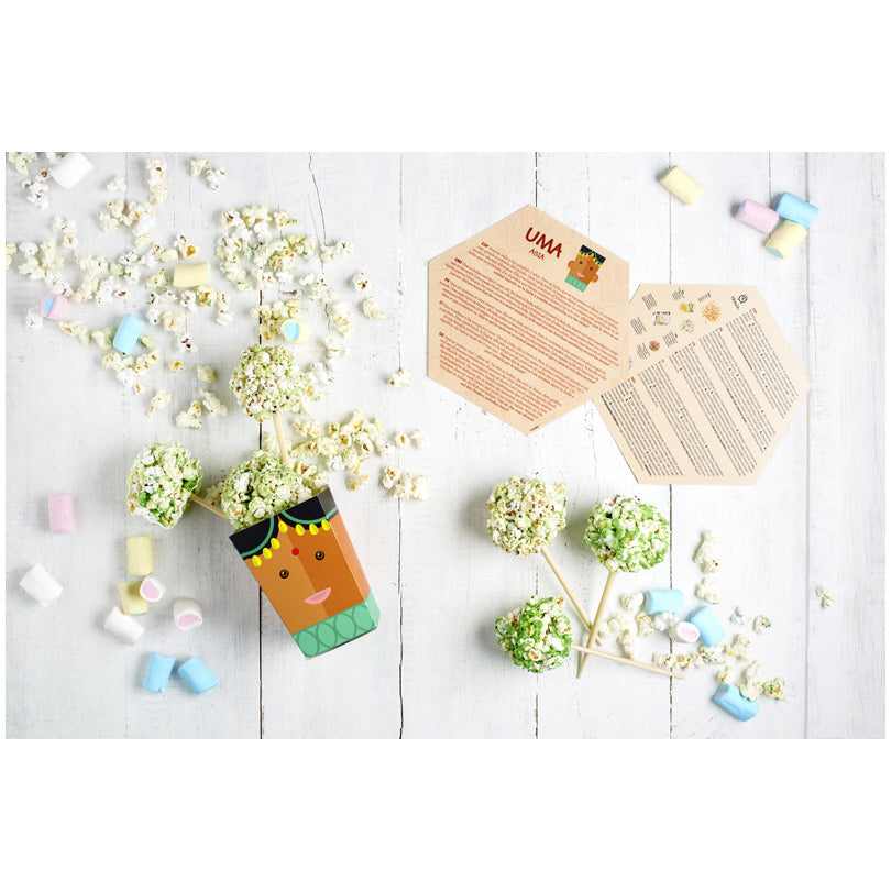 Set Pop Corn per bambini "Let's Pop!"