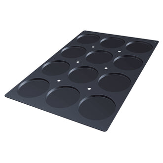 Stampo "Disco" per biscuit "Professional" con 12 cavità cm 60x40/ml 110