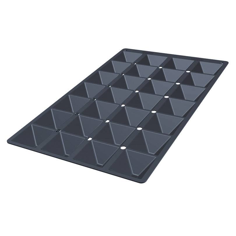 Stampo piramide "Professional" con 28 cavità cm 6,5x3,5/ml 60