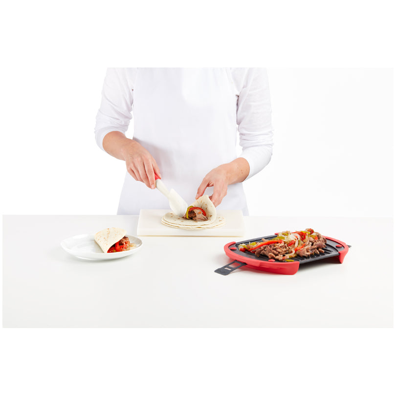 Grill per microonde XL per 3-4 persone, a 2 pezzi cm 27x20,7x4,4