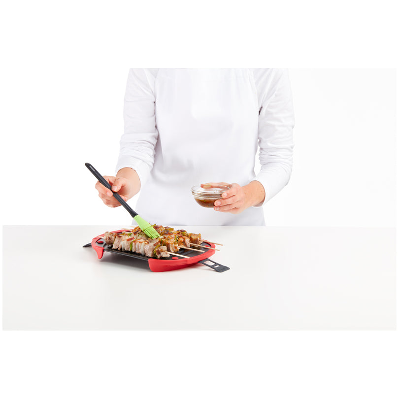 Grill per microonde XL per 3-4 persone, a 2 pezzi cm 27x20,7x4,4
