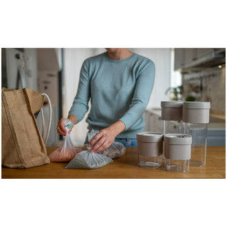 Barattolo da cucina quadrato "Flip Storage - M" l 0,6-0,85