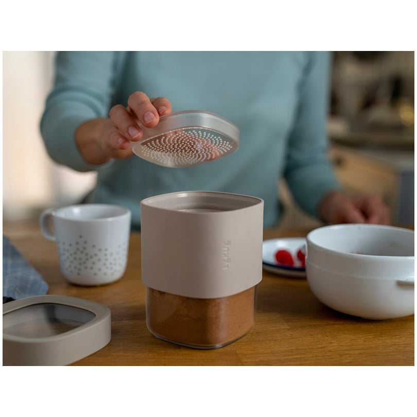 Barattolo da cucina quadrato "Flip Storage - M" l 0,6-0,85