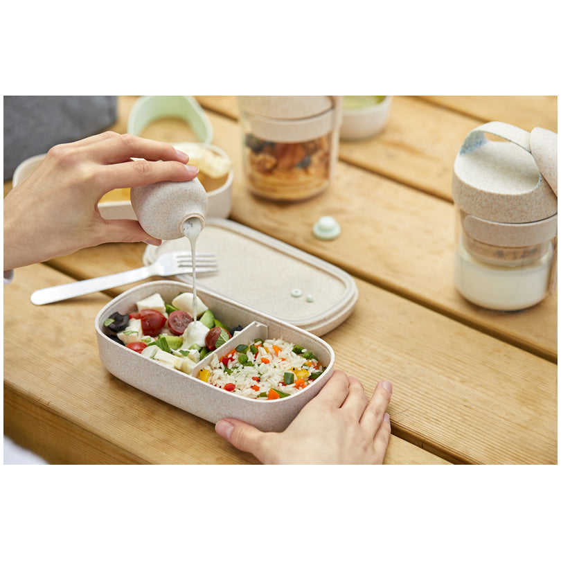 Lunchbox "To-Go - Organic Collection", 2 pezzi cm 19x10x11/l 1