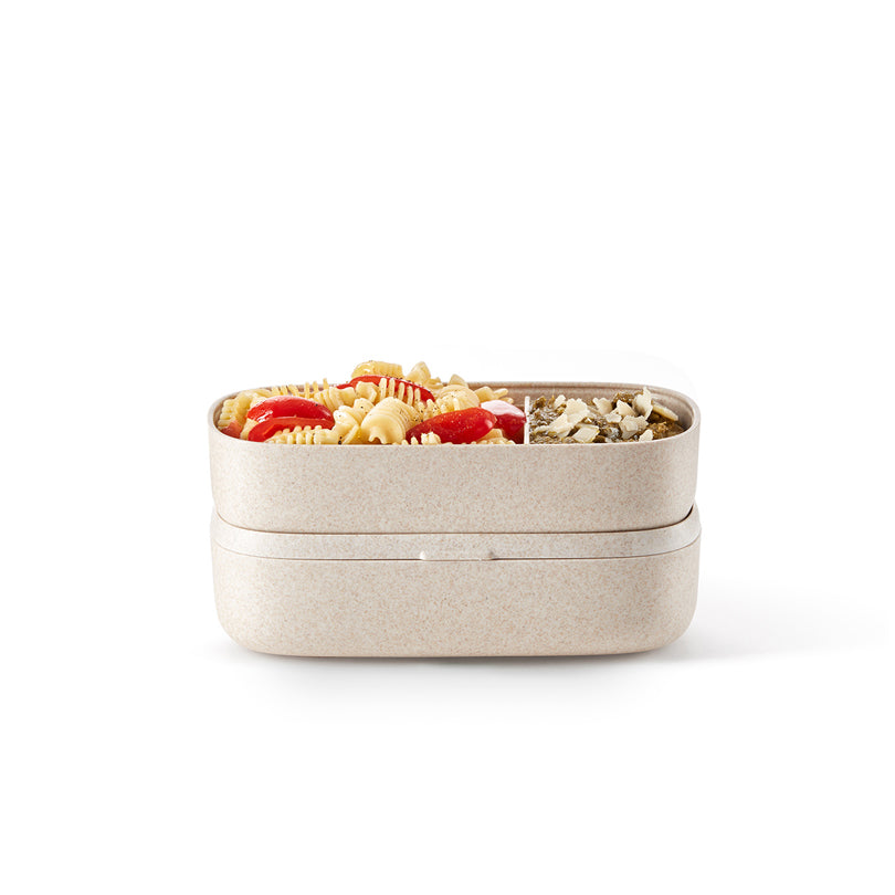 Lunchbox "To-Go - Organic Collection", 2 pezzi cm 19x10x11/l 1