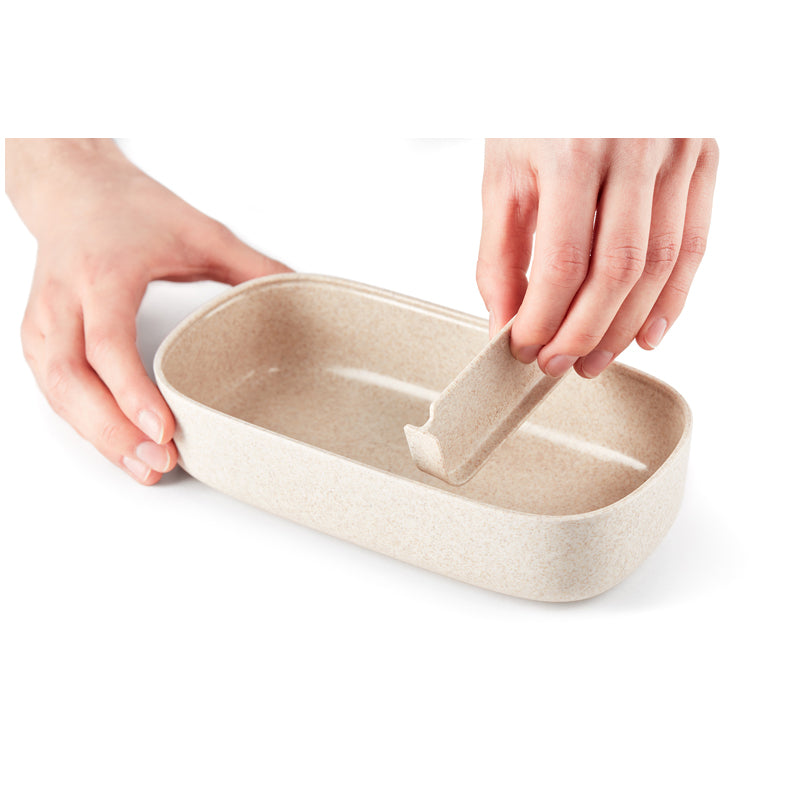 Lunchbox "To-Go - Organic Collection", 2 pezzi cm 19x10x11/l 1